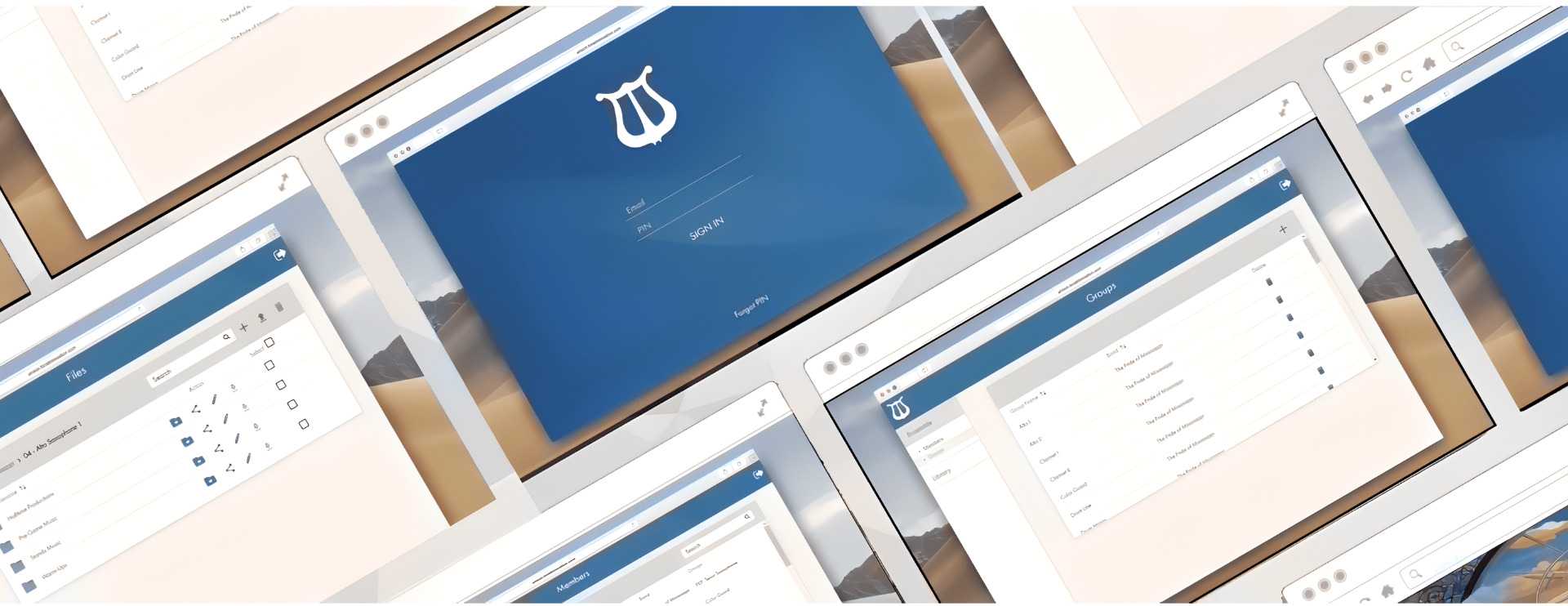 UNISON browser collage