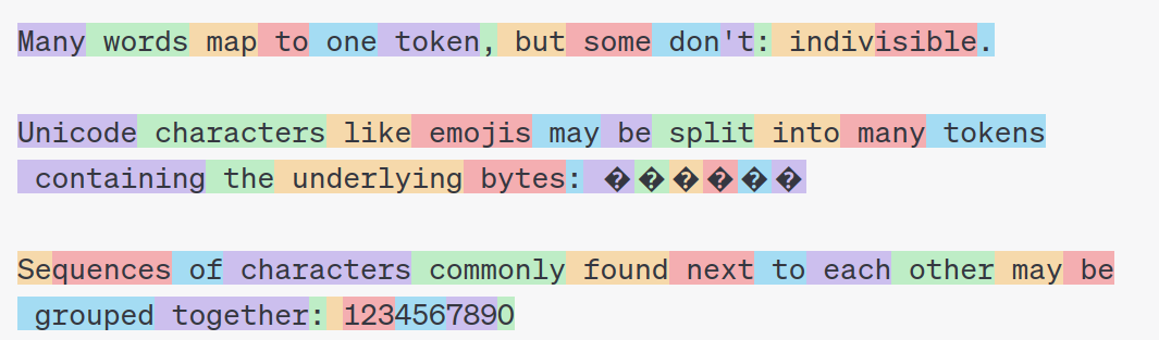 Tokens example Tokens example