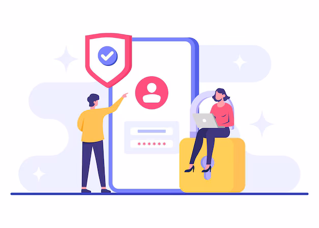 password secure access flat illustration vector template information privacy account protection 773186 1634