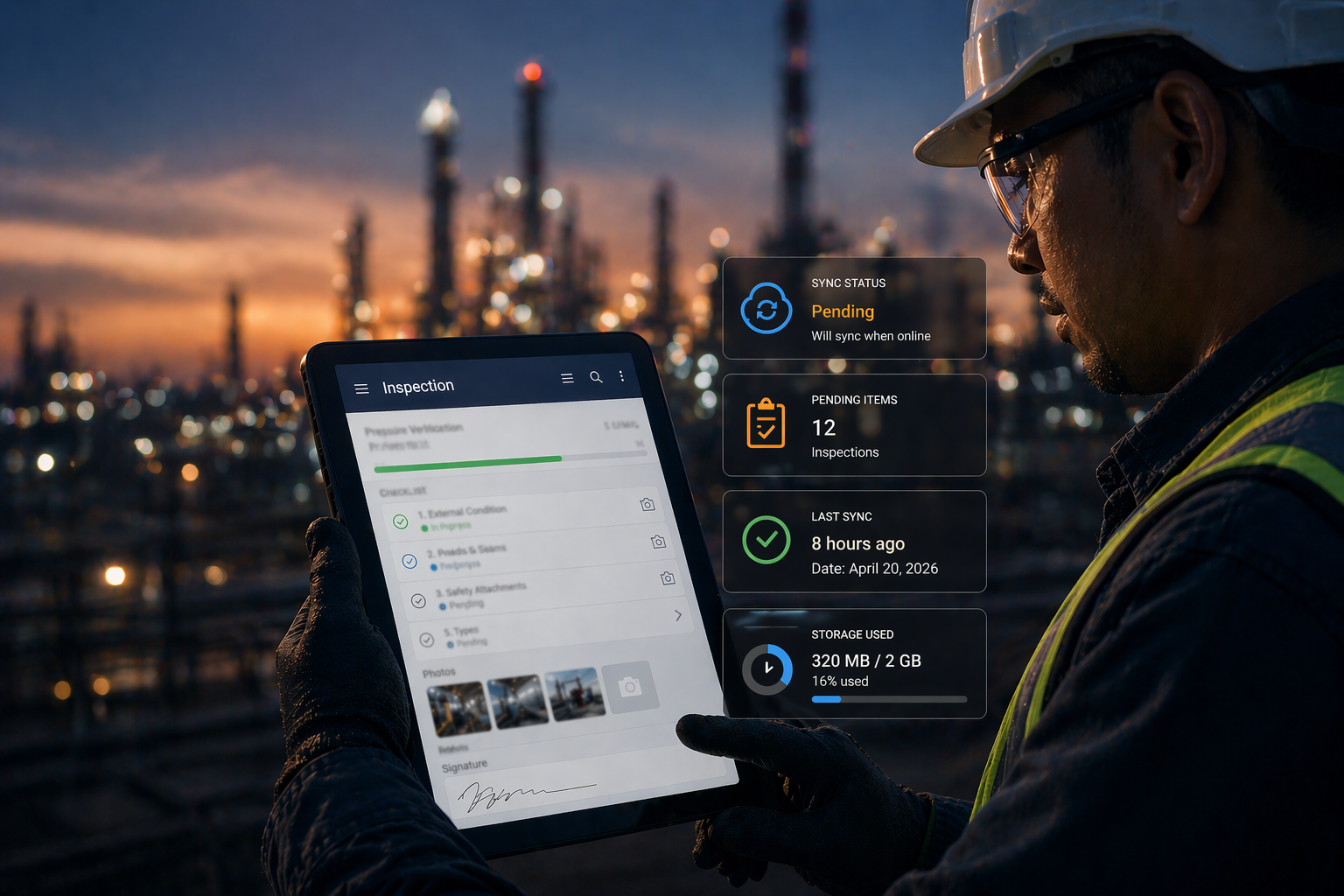 Offline Inspection cover